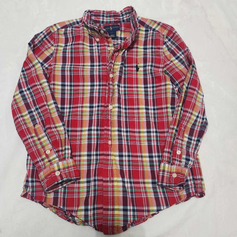 Ralph Lauren Polo Plaid Button Down Shirt
